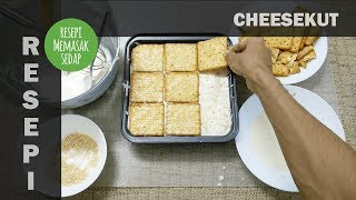 Resepi Cheesekut Original Kek Biskut Cream Cheese [upl. by Pilihp]