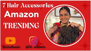 Amazon Hair Accessories and Honest Review 2024  Buy these Hair Accessories trending in 2024 [upl. by Russ]