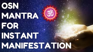 MANIFESTATION MANTRA WITH FAST RESULTS  VERY POWERFUL [upl. by Wyon139]