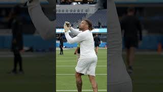 2023 NFL Preseason Saints at Chargers Pregame nfl saints shorts [upl. by Anivla]