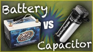 Car Batteries or Capacitors Which Should I Install  Car Audio Tips [upl. by Adnimra31]