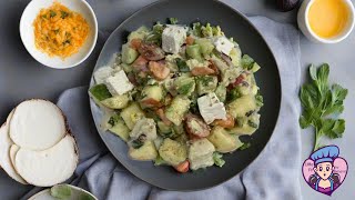 🥗Ensalada Saludable de Pollo Manzana y Aguacate 🥑  ¡Receta Nutritiva para Cualquier Ocasión [upl. by Tzong315]