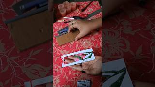 Flower book mark 🌷 bookmark art craft subscribe shorts [upl. by Leban]