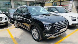 2021 Hyundai Creta SX Model  Creta Black Colour  Exterior  Interior  Features  Price [upl. by Latsyrhk]