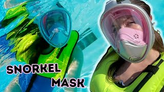 🤿 My NEW Full Face Snorkel Mask Review 🤿 [upl. by Nessy]