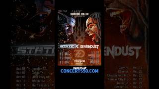 STATICX amp SEVENDUST Announce 2023 US Tour [upl. by Lewes]