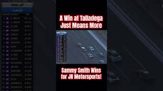 What a Talladega XfinitySeries Race Sammy Smith Locked into Round of 8 as the Roval Looms Nascar [upl. by Leela]