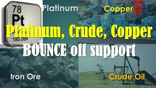 Platinum Crude Oil Copper BOUNCE off support [upl. by Anahsirk97]