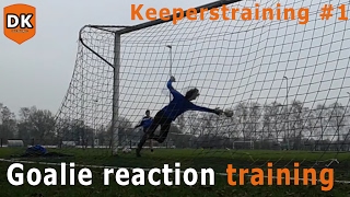 Goalie reactions training  Keeperstraining 1 [upl. by Currie]