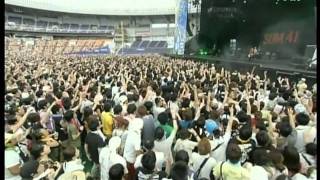 Sum 41  The Hell Song Live at Summer Sonic in Japan [upl. by Aiam457]