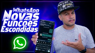 CHEGOU 5 NOVAS FUNÇÕES SECRETAS NO WHATSAPP [upl. by Attenohs539]