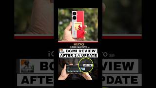 iQoo Neo 9 Pro BGMI REVIEW After 34 Update iqooneo9pro bgmi gaming tech shorts [upl. by Maurizia]