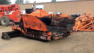 Gilcrest 813RT Asphalt Paver  For Sale  Online Auction [upl. by Cosetta]