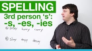 Spelling  Rules for Third Person S [upl. by Kile713]