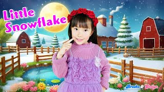 Nursery Rhyme Little Snowflake with LyricsKids Song Little SnowflakeSing Along Little Snowflake [upl. by Aierb776]