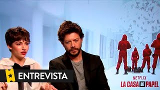 Entrevista a Úrsula Corberó y Álvaro Morte La Casa de Papel [upl. by Shanahan]