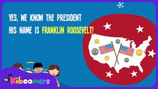 Do You Know the President Lyric Video  The Kiboomers Preschool Songs for Presidents Day [upl. by Bent72]