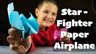 Starfighter How to make a paper airplane 2019 [upl. by Yerdua392]