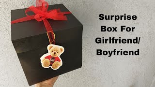 LOVE Explosion Box For GirlfriendBoyfriend  Best Birthday Gift Idea  Birthday Explosion Box [upl. by Lleksah]