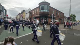 Dervock Young Defenders  Cancer Research in Ballymoney 2024 1 [upl. by Alvis969]