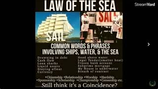 LAW OF THE SEA by FLAT EARTH BRITISH martinliedtkeFEB67 KNOWLEDGE IS POWER [upl. by Acisey]