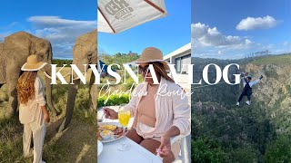 Knysna Travel Vlog  Elephant Park Ziplining Garden Route and more… [upl. by Orv]