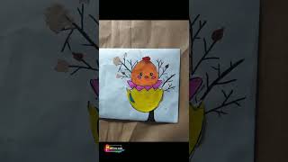 envelope ideas decorated envelopes  handmade decorDiy art craft 5MinuteCraftsDIY [upl. by Nirrat771]