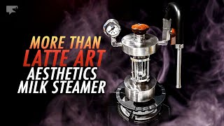 More than Latte Art Seethrough Aesthetics Milk Steamer [upl. by Ellehcer]