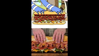 Sandwich Wars Hoagie Sandwich vs Grilled Cheese And Pandesal🤤 sandwich craig rigby mordecai [upl. by Noillimaxam]