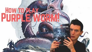 How to play Purple worm  Dungeons and Dragons [upl. by Aaronson826]