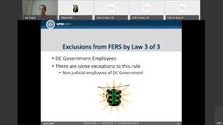 Federal Employees Retirement System FERS Overview  2020 OPM Virtual Benefits Training Event [upl. by Nyrmac361]