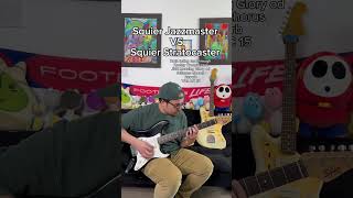 Jazzmaster vs Stratocaster Squier edition [upl. by Tray401]