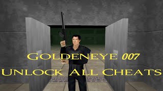 GoldenEye  Unlock All Cheats  Beating All Target Time [upl. by Neelyhtak563]