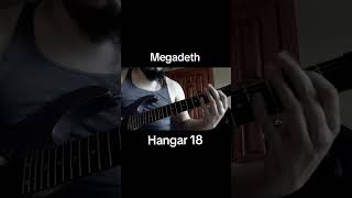 Megadeth  Hangar 18 solo cover music megadeth hangar18 guitar martyfriedman fyp [upl. by Anillehs542]