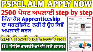 pspcl Form kaise bhare 2500 post 2023  pspcl lineman post apply kaise kare  pspcl online apply [upl. by Nylkaj860]