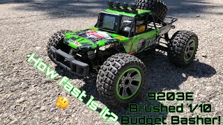 Boifun 9203EEnoze 9203E The Adventurer 110 Rc Truck  How Fast is it 2s3s Lipo [upl. by Suidualc515]