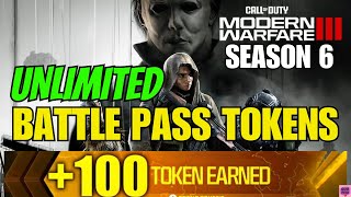 MW3 SEASON 6 UNLIMITED BATTLE PASS TOKEN GLITCH ALL METHODS MW3 GLITCHES SEASON 6 [upl. by Charisse186]