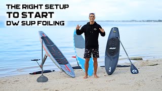 DW SUP Foiling gear  Beginner guide [upl. by Haggerty67]