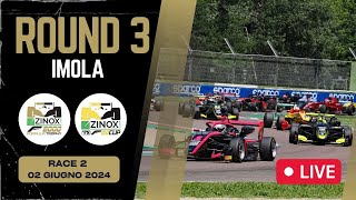 LIVE  Zinox F2000 Formula Trophy  Race 2 Imola 2024 [upl. by Afihtan]