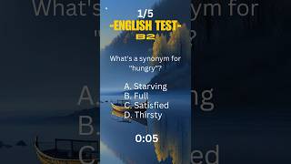 English Test Synonyms B2 Level englishimprove testyourknowledge englishtest quiz [upl. by Vas525]