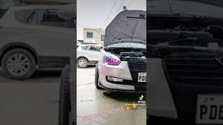 MODIFICACIÓN DE FAROS HYUNDAI ACCENT SPOILER tuningcar nitrotuning [upl. by Andris]