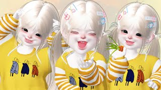 Zepeto Face tutorial cute baby girl  Tutorial oplas zepeto baby girl  Non pro amp pro mode [upl. by Tabbi129]