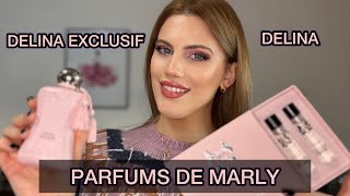 DELINA VS DELINA EXCLUSIF BY PARFUMS DE MARLY  PERFUME REVIEW AND COMPARISON [upl. by Ocker228]