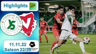 Highlights Yverdon  Sport FC vs FC Vaduz 11112022 [upl. by Brom308]