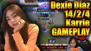 DEXIENESS aka DEXIE DIAZ AMAZING KARRIE GAMEPLAY   Mobile Legends [upl. by Akkin601]