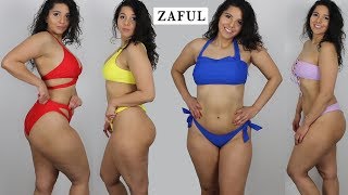 ZAFUL Swimwear Haul and Review  PART 2 [upl. by Calli]