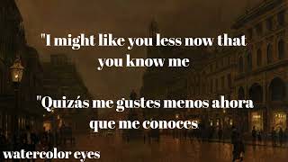 boygenius  Leonard Cohen  watercolor eyes  lyrics  sub en español [upl. by Ysset]