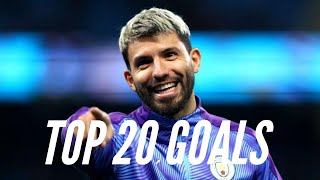 Sergio Agüero ● Top 20 Goals Ever  HD [upl. by Ferullo605]