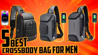 2024s Best Crossbody Bags for Men  Ultimate Top 5 Picks [upl. by Eenobe]