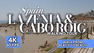 La Zenia to Cabo Roig Beach Walking Tour  Spain  4K 60 FPS⛱ [upl. by Enomad]